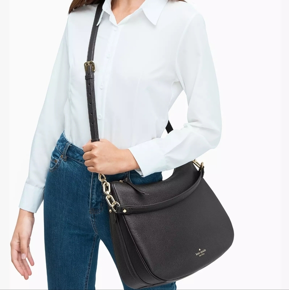 Kate Spade Mulberry Street Vivian Shoulder Bag Leather Blackberry Preserves - Picture 10 of 10